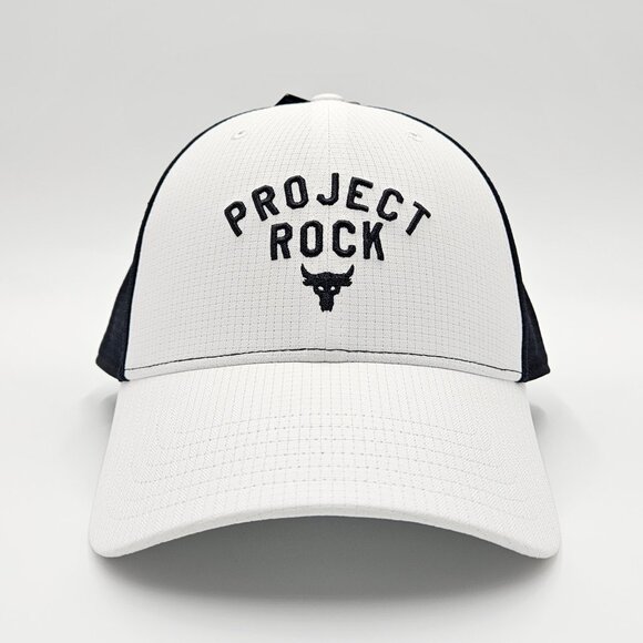 Under Armour Men’s Blitzing Trucker Mesh Hat Black/Red Adjustable Snapback 13834 - Picture 2 of 7